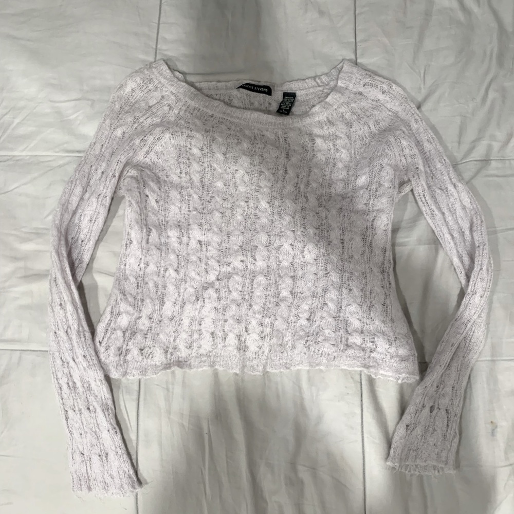 Lavender crochet top